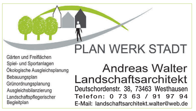 Plan Werk Stadt Andreas Walter