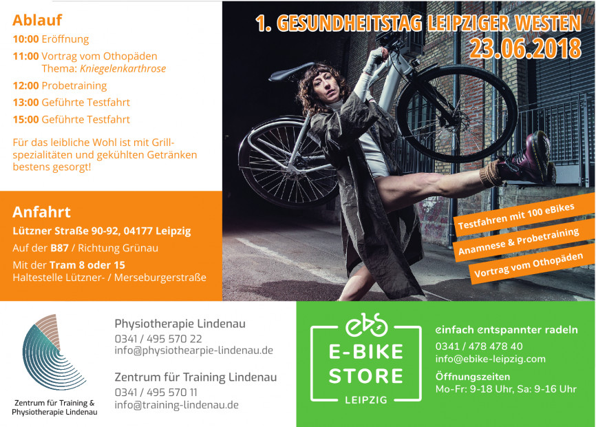 1. GESUNDHEITSTAG LEIPZIGER WESTEN 23.06.2018 1. GESUNDHEITSTAG LEIPZIGER WESTEN 23.06.2018