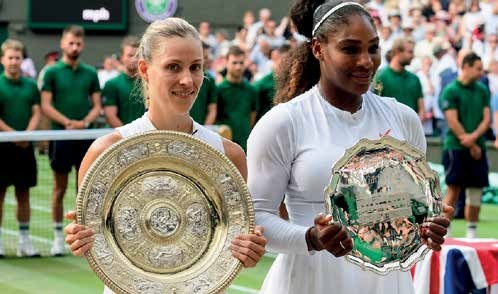 Die Erfüllung ihres Kindheitstraumes: Sieg im Finale von Wimbledon gegen Serena Williams. Foto: Jürgen Hasenkopf