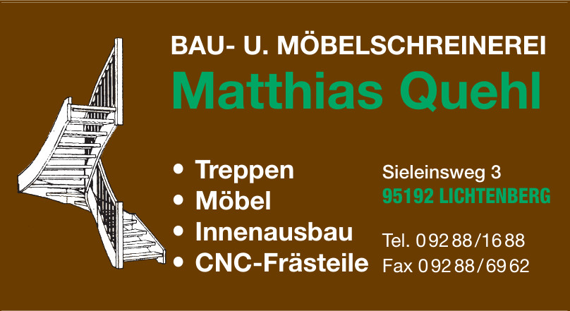 Bau- u. Möbelschreinerei Matthias Quehl