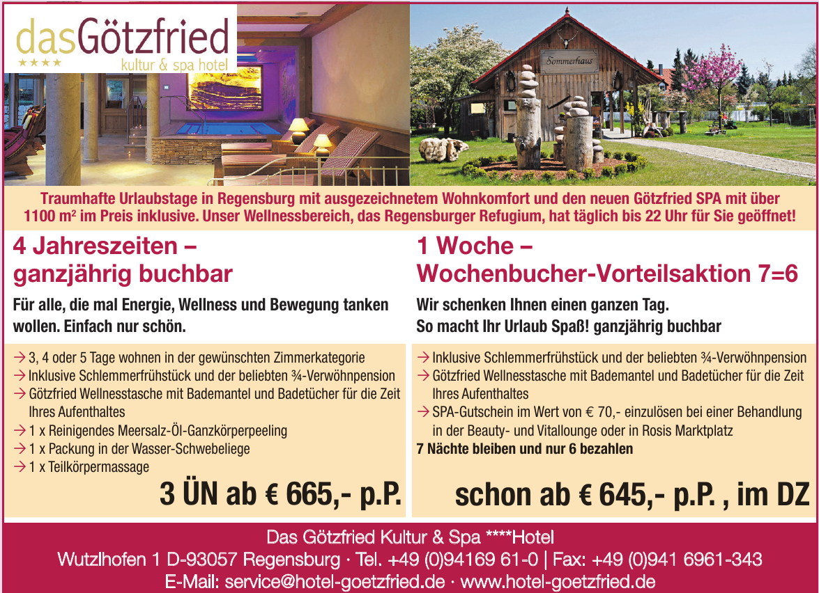 Das Götzfried Kultur & Spa ****Hotel