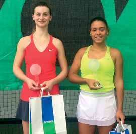 Siegerin 2018: Jade Bornay schlug im rein französischem Finale Diana Martynov 6:2, 3:6, 6:2.