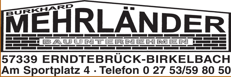Burkhard Mehrländer Burkhard Mehrländer