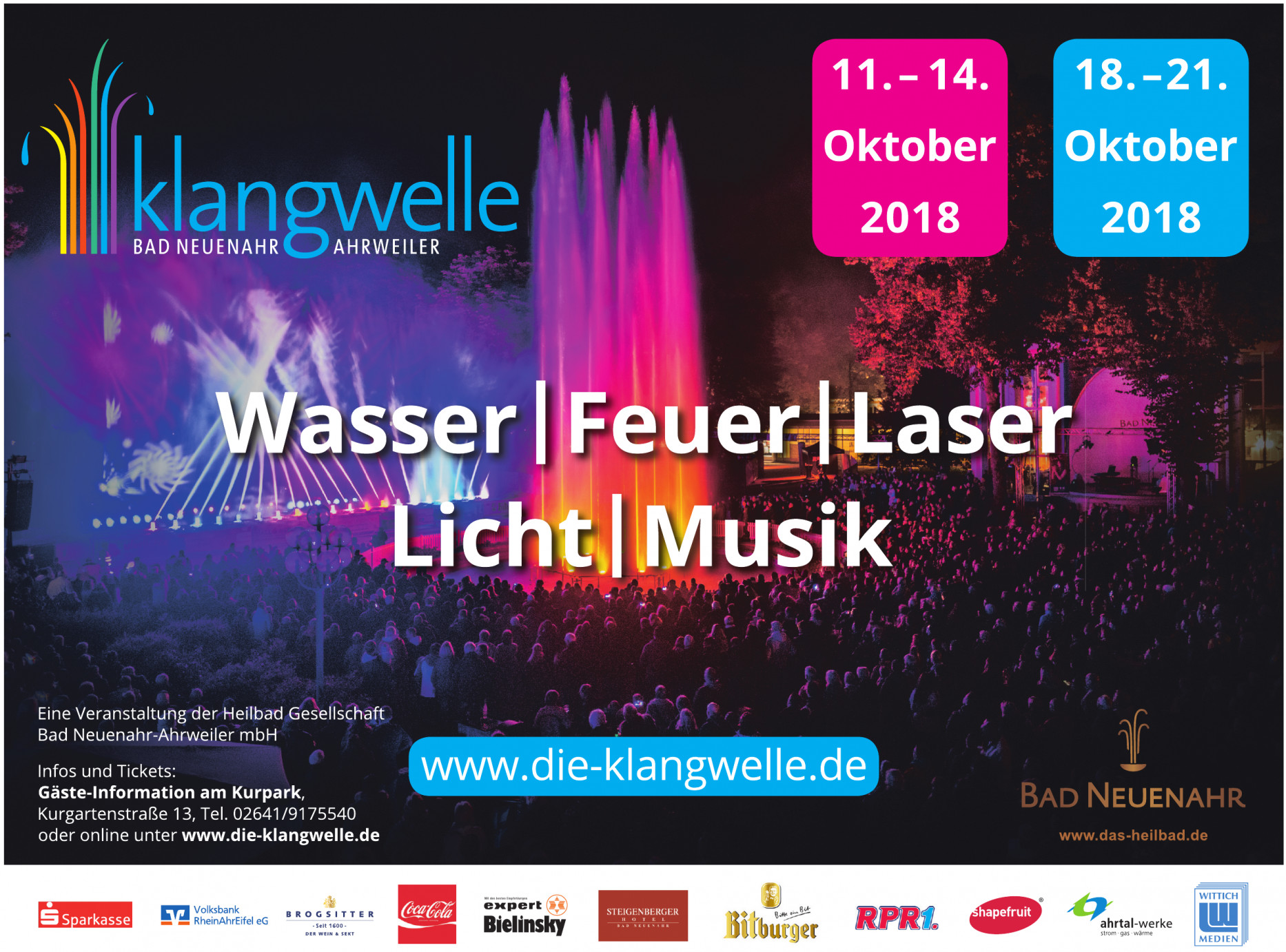 Klangwelle Bad Neuenahr-Ahrweiler Klangwelle Bad Neuenahr-Ahrweiler