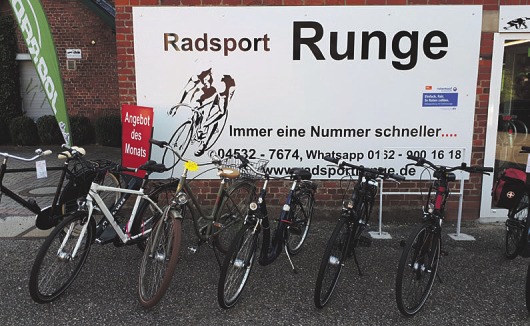 Radsport Runge präsentiert erstklassige E-Bikes
