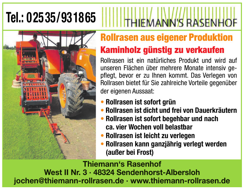 Thiemann´s Rasenhof Thiemann´s Rasenhof