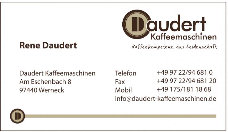 Daudert Kaffeemaschinen