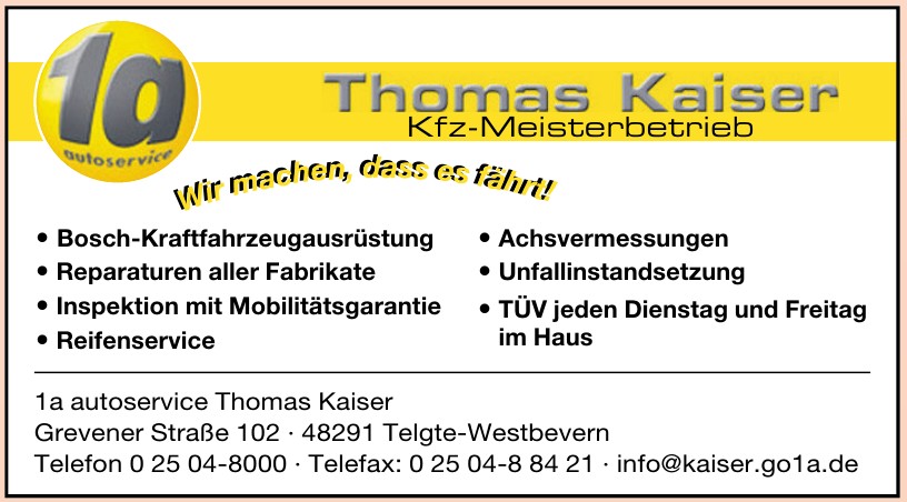 1a autoservice Thomas Kaiser
