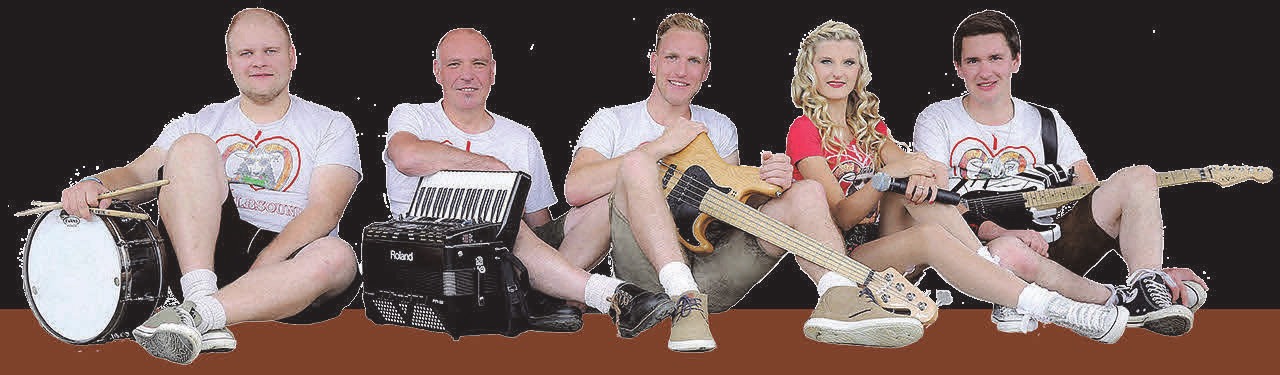Die Partyband „Albsound“ spielt am Samstag ab 20 Uhr in der Göge-Halle. FOTO: VERANSTALTER