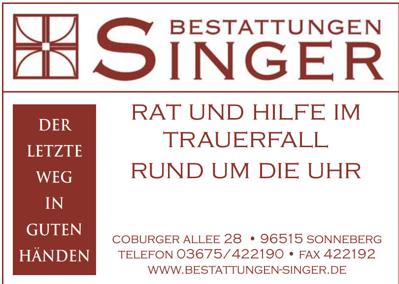 Bestattungen Singer GmbH Bestattungen Singer GmbH