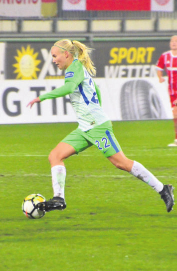 Pernille Harder traf gleich vier mal gegen Köln. Archivfoto: ph Pernille Harder traf gleich vier mal gegen Köln. Archivfoto: ph