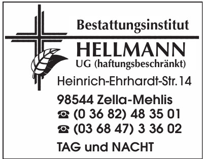 Bestattungsinstitut Hellmann UG Bestattungsinstitut Hellmann UG
