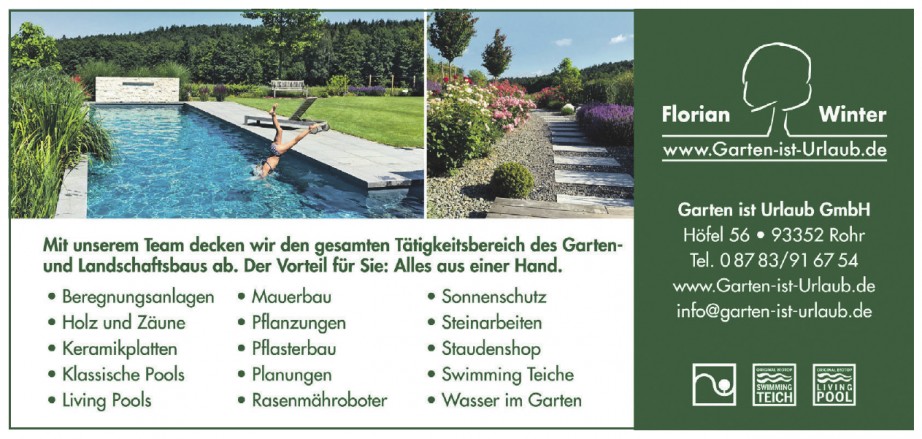 Garten ist Urlaub GmbH, Florian Winter