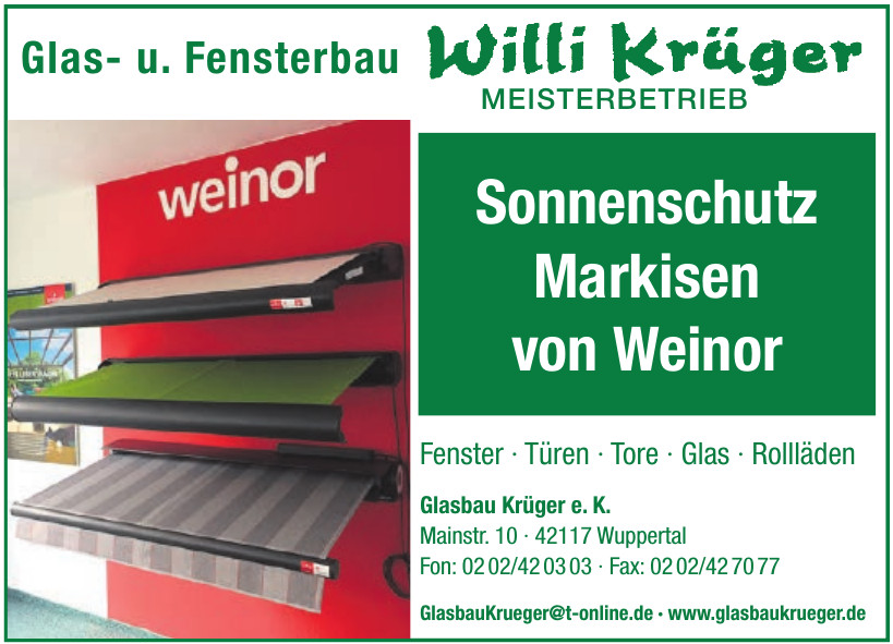 Glasbau Krüger e. K.