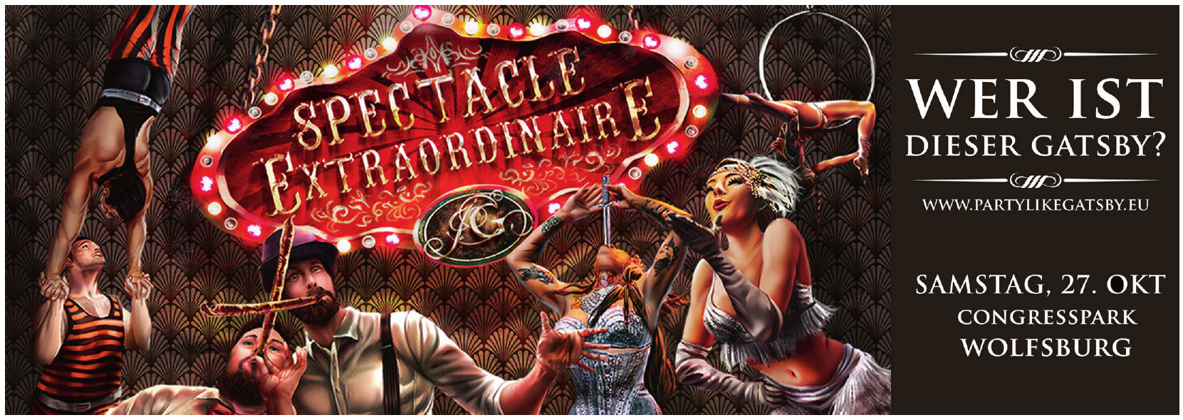 Party like Gatsby – Spectacle Extraordinaire Party like Gatsby – Spectacle Extraordinaire