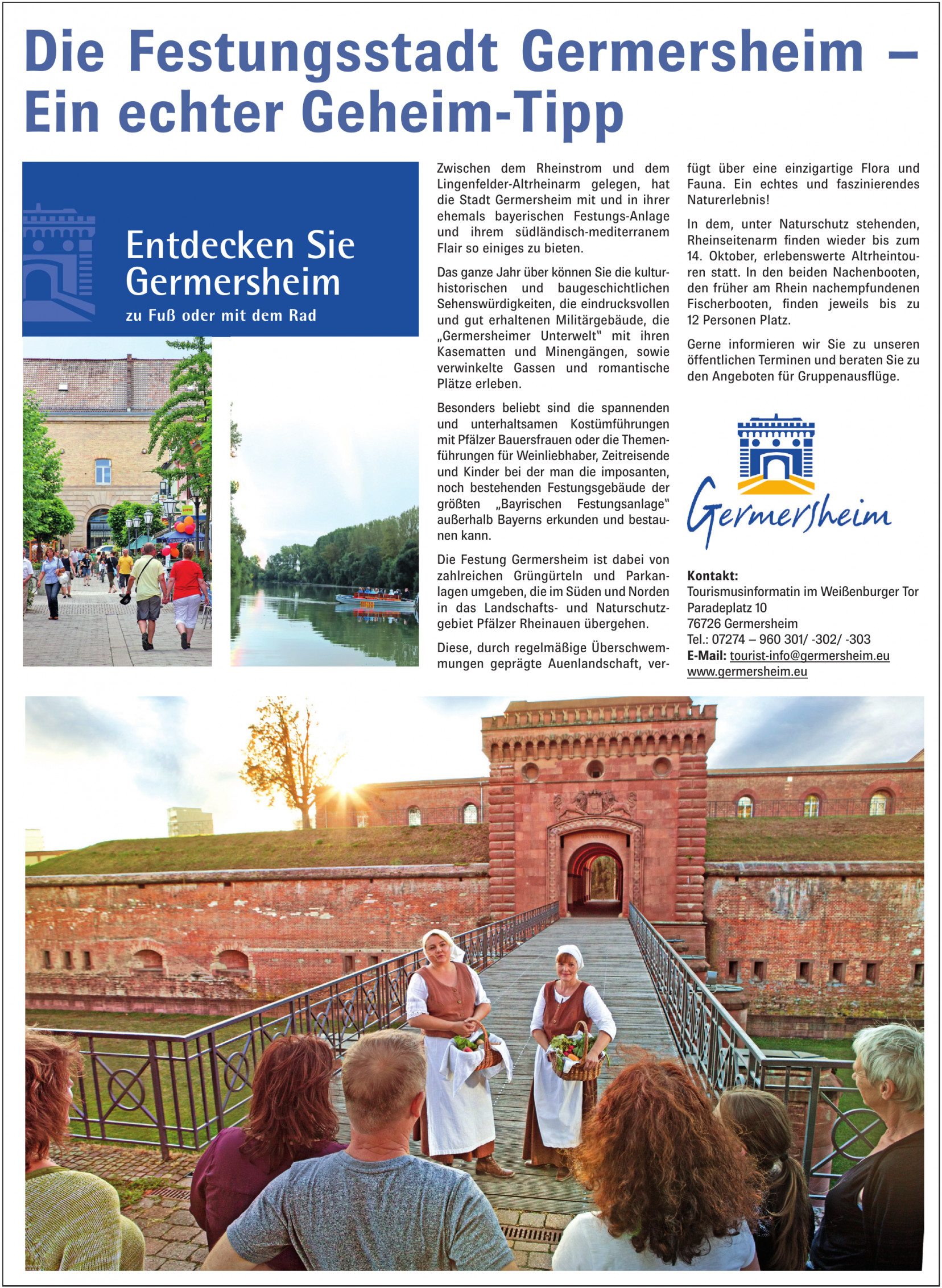 Tourismusinformatin im Weißenburger Tor