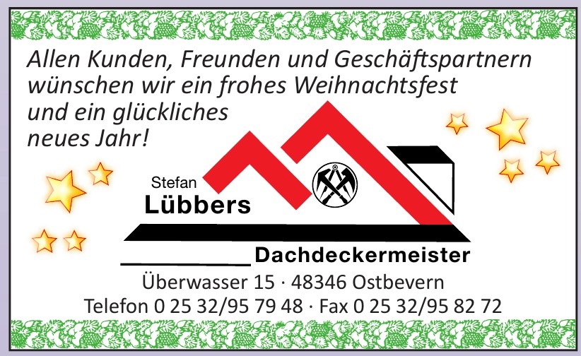 Stefan Lübbers Dachdeckermeister