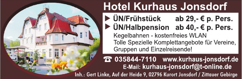 Hotel Kurhaus Jonsdorf Hotel Kurhaus Jonsdorf
