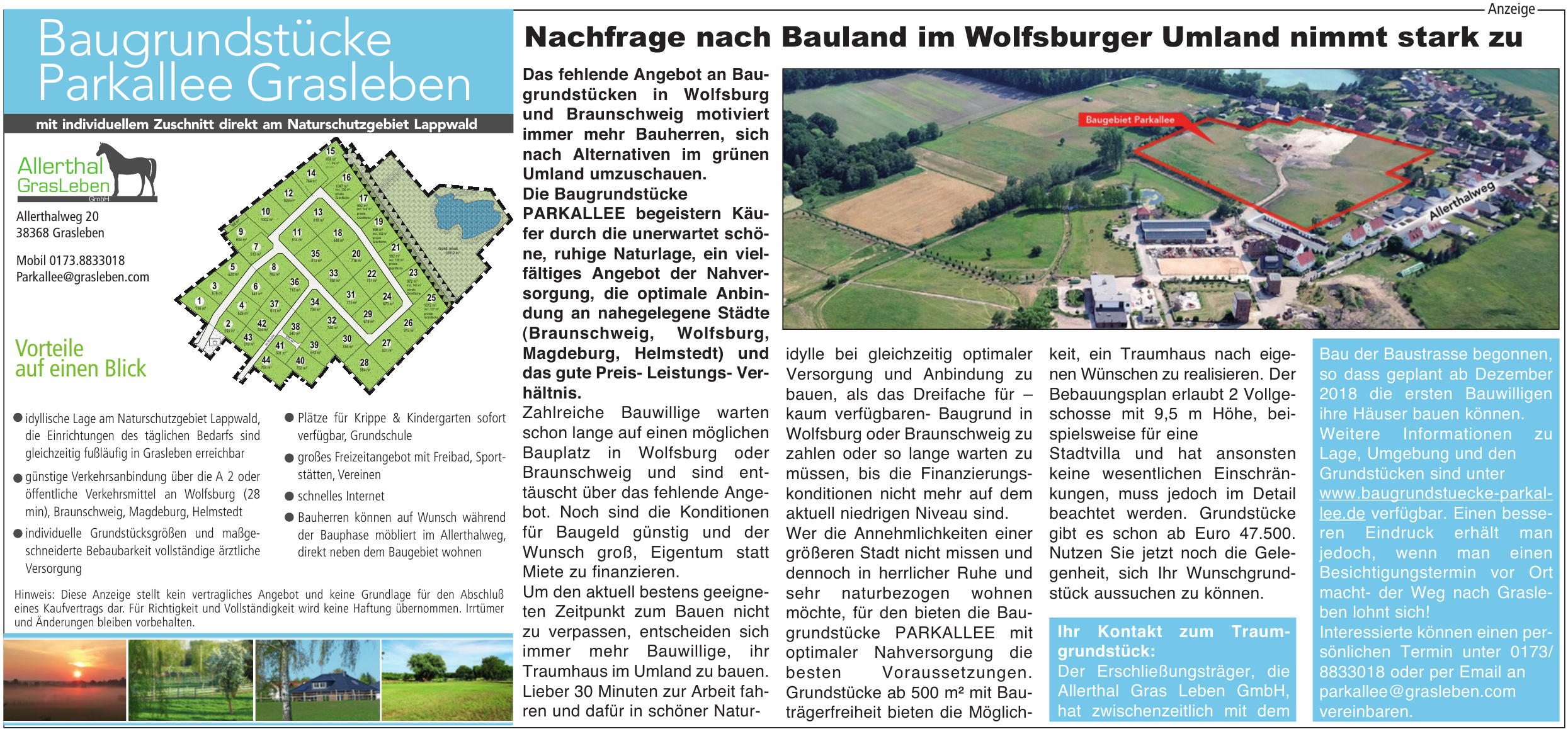 Baugrundstücke Parkallee Grasleben Baugrundstücke Parkallee Grasleben