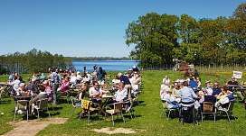 Alle Gäste haben einen schönen Blick auf den Ratzeburger See. Foto: pr