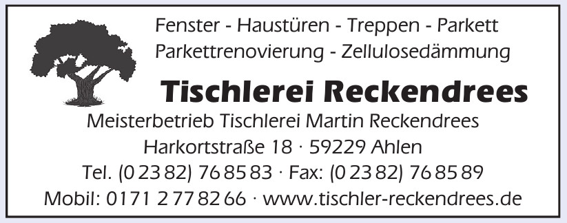 Tischlerei Reckendrees Tischlerei Reckendrees