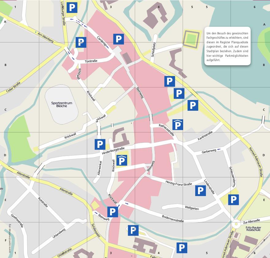 Stadtplan Gifhorn Aus Der Geschaftswelt Wolfsburger Allgemeine Zeitung