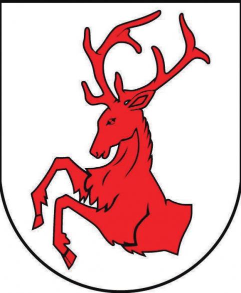 Der rote Hirsch war einst das Wappen der Ritter „de Heest“ und ziert jetzt die Gemeindefahne der Ortschaft Heist im Kreis Pinneberg