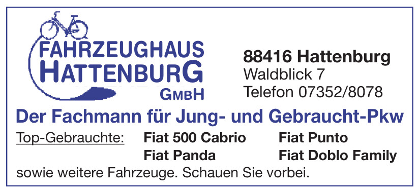 Fahrzeughaus Hattenburg - Autorisierter Servicepartner GmbH Fahrzeughaus Hattenburg - Autorisierter Servicepartner GmbH
