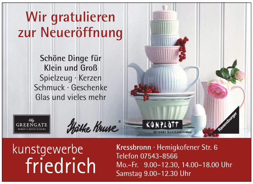 Kunstgewerbe Fridrich