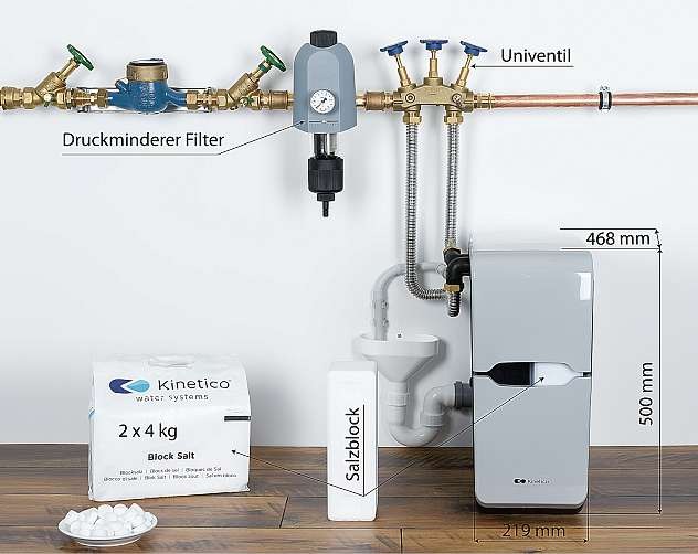 Mit einer Weichwasseranlage wird das Wasser spürbar weicher und das Duschen zu einem ganz neuen Erlebnis. FOTO: CHRISTIANE MUENSTER Mit einer Weichwasseranlage wird das Wasser spürbar weicher und das Duschen zu einem ganz neuen Erlebnis. FOTO: CHRISTIANE MUENSTER