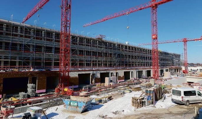 Blick auf die Baustelle, Foto: Superurban