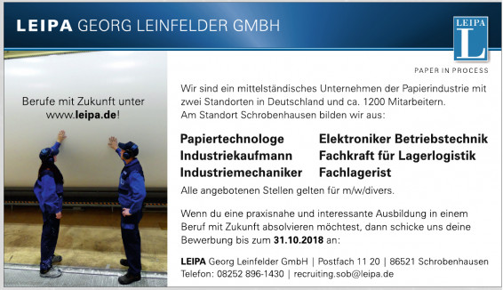 Leipa Georg Leinfelder GmbH Leipa Georg Leinfelder GmbH
