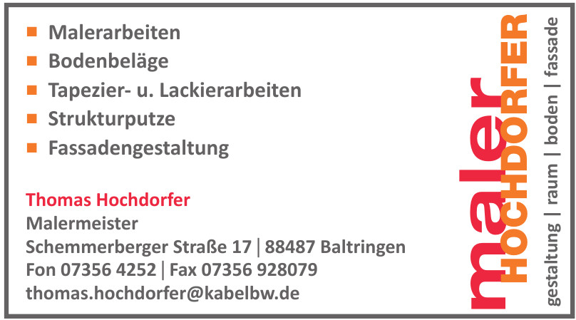 Thomas Hochdorfer Malermeister
