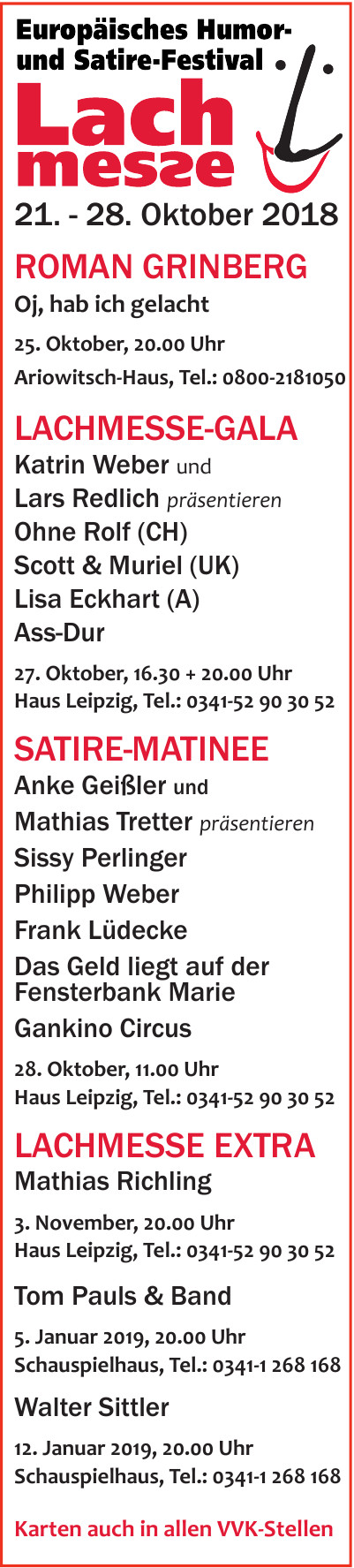 Lachmesse Lachmesse