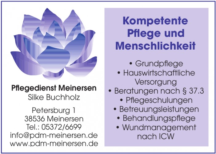 Pflegedienst Meinersen Silke Buchholz Pflegedienst Meinersen Silke Buchholz