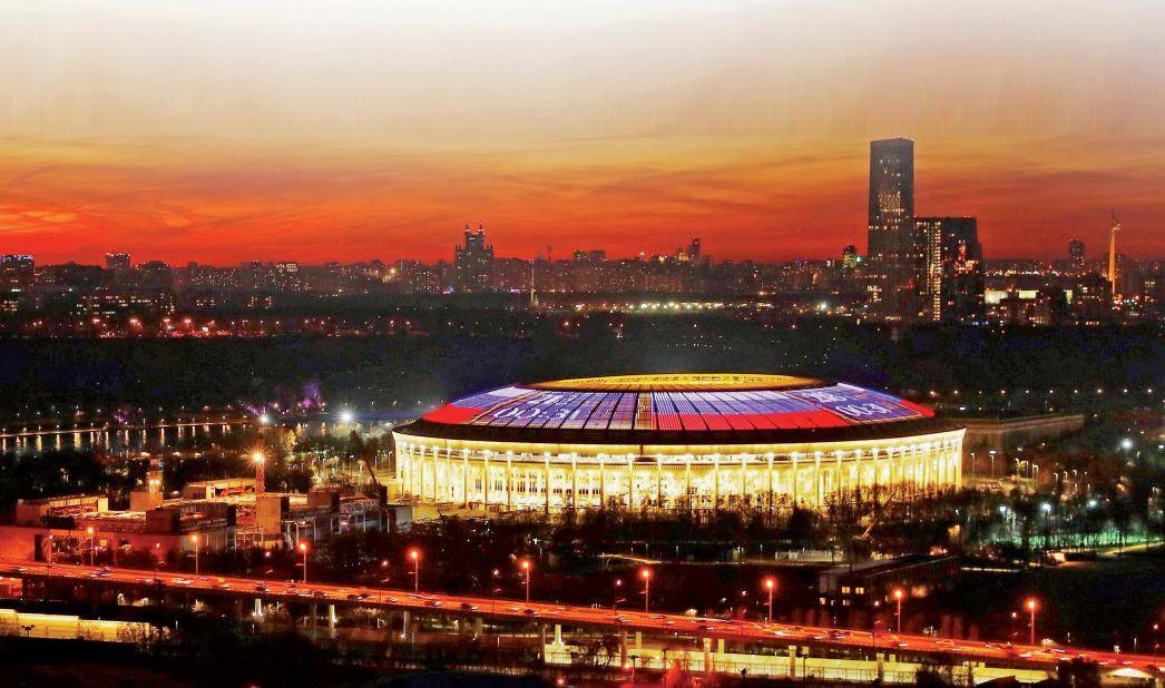 Endspiel-Ort: Das Luschniki-Stadion in Moskau.