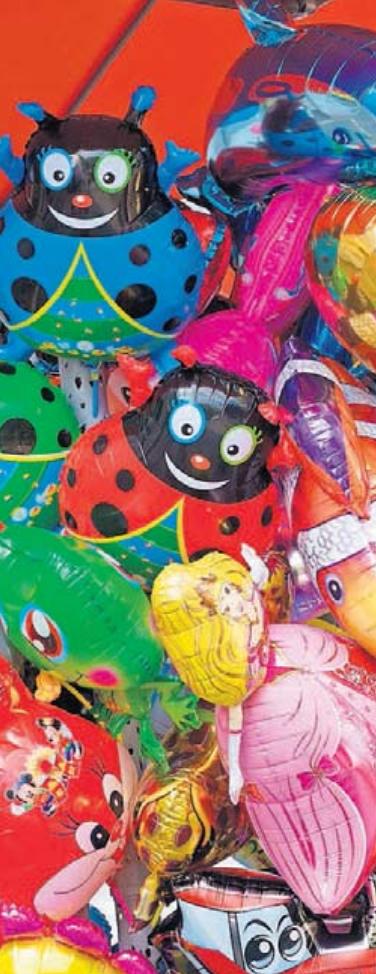 Ein Strauß voll Luftballons – da schlägt das Herz von vielen Kindern höher. Dann heißt es: Gut festhalten! Ein Strauß voll Luftballons – da schlägt das Herz von vielen Kindern höher. Dann heißt es: Gut festhalten!
