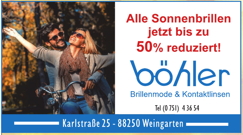 Böhler Brillenmode & Kontaktlinsen