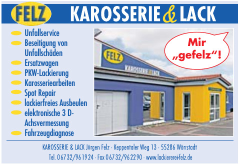 Karosserie & Lack Jürgen Felz Karosserie & Lack Jürgen Felz