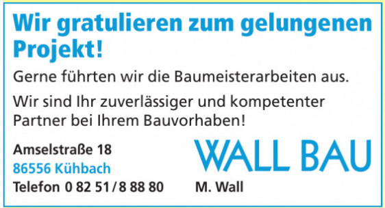 WALL BAU M. Wall WALL BAU M. Wall