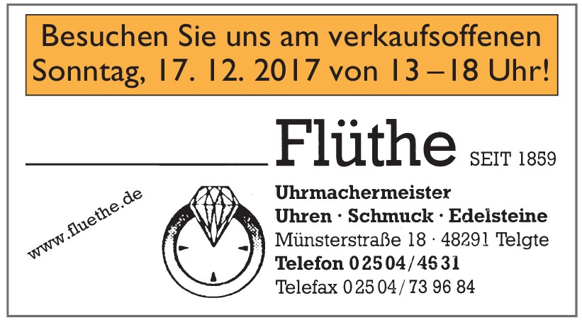 Uhrmachermeister Flüthe