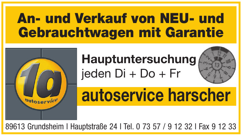 1a Autoservice Harscher