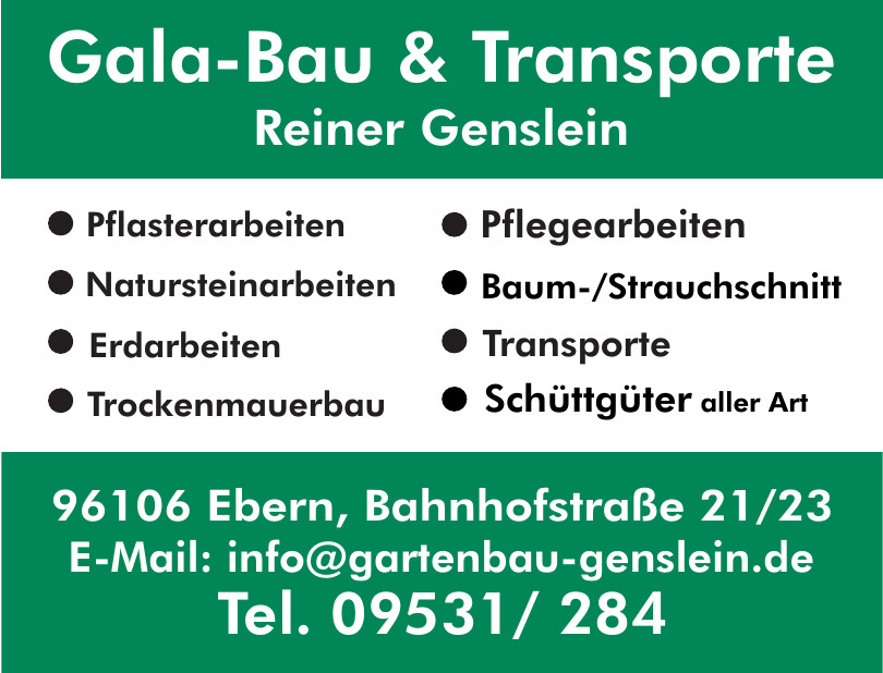 Gala-Bau & Transporte Reiner Genslein Gala-Bau & Transporte Reiner Genslein