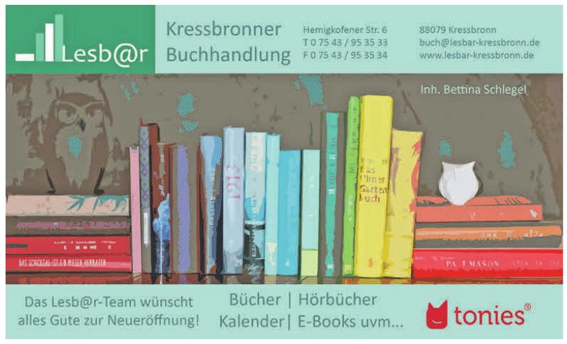 Buchhandlung Lesb@r Kressbronn