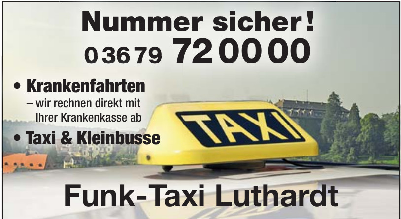 Funk-Taxi Luthardt