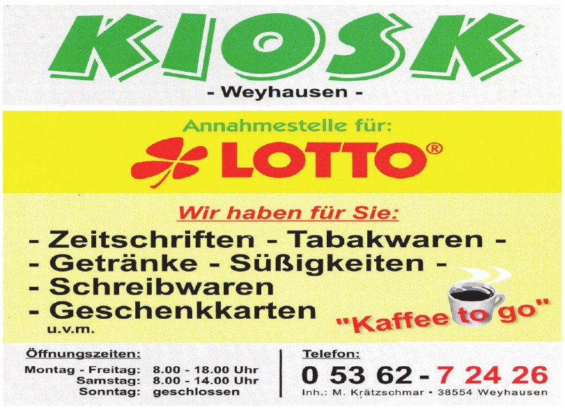 Kiosk Weyausen Kiosk Weyausen