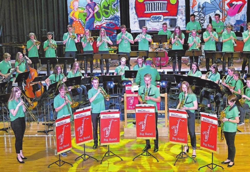 Am Samstag: Die Big Band des Johann-Vanotti-Gymnasiums.