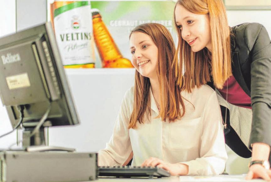 Lehrstellen in der Verwaltung oder im Marketing sind immer heiß begehrt. FOTO: MATTHIAS GRABEN