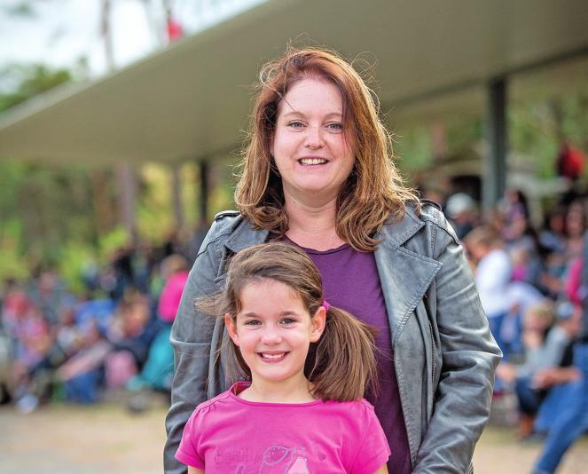 Ernestina Kuß und Tochter Ella (7 Jahre) aus Seckenheim Ernestina Kuß und Tochter Ella (7 Jahre) aus Seckenheim