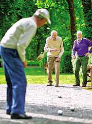 In der im Klövensteen gelegenen Seniorenwohnanlage der Hanna Reemtsma Stiftung legt man großen Wert auf kreative und sportliche Aktivitäten in der Natur